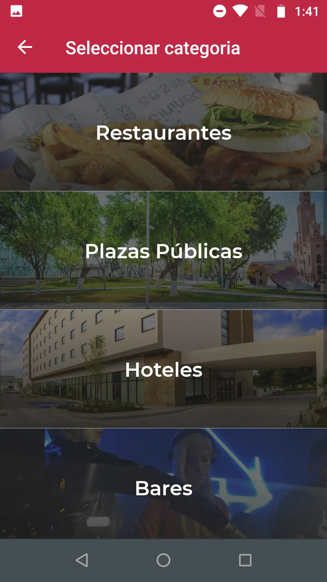 Local Commerce and Tourism Directory Interface